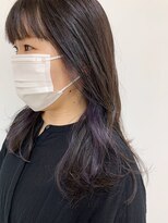 キー(kii)&nbsp;ポイントカラー　インナーカラー　福岡　天神　薬院　今泉