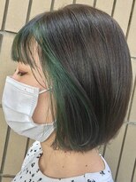 アース 二俣川店(HAIR&MAKE EARTH) フェイスフレーミング×フォレストグリーン