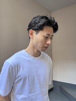 ウェルネス(Wellness) ナチュラルセンターオールバックパーマ