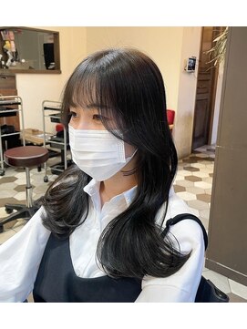 シェノン 梅田(CHAINON) 韓国レイヤーカット×暗髪ヘア×髪質改善