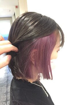 ネオリーブカップ 町田店(Neolive capu) インナーカラー　ピンクNeolive capu町田店　ダークアッシュ