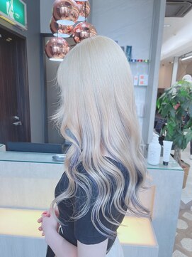 ジルバイジゼル(JILL by GiseL) K_37 ブロンド×ブルーラベンダー