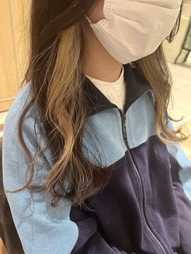 バブ バイネオリーブ(Bab by neolive) インナーカラー☆くすみベージュ