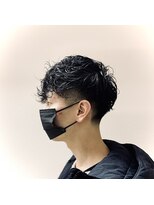 アトラクトヘアー バイ ミューズ(Attract hair by MUSE) メンズミディアム/刈上げマッシュ/ハードパーマ