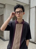 ヒュージ 三軒茶屋(huge)&nbsp;アップバング/束感ショート/ツーブロックマッシュ/コンマヘア