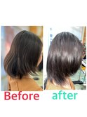 毛量調整フレンチカット
