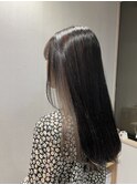 チラ見えシアーカラー