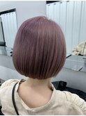 ★デザインカラー/レイヤーカット/ウェットヘアオリーブベージュ
