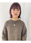ピンクラベンダー/ボブ/外ハネボブ【心斎橋/堀江】