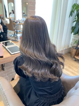 アクロ 梅田店(ACRO) 【ブリーチなし】オリーブグレージュ