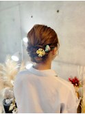 お呼ばれヘアセット/ボブヘアアレンジ
