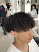 【菊地瞬平】ツイストスパイラルパーマ(横浜/メンズパーマ)