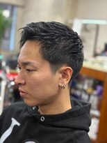 理容 鮎川&nbsp;アップバングショート