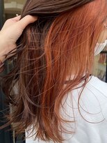 クロレ(CLORE) インナーカラー デザインカラー オレンジカラー