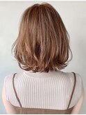 ☆ワンカールサイドバング美髪結べるボブ薄めバング#213f0122