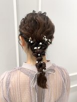 編みおろしヘアアレンジ【銀座】