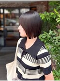 切りっぱなしボブ/ボブ/20代30代