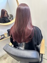 ハイク(HYKE)&nbsp;髪質改善トリートメントカラー/ワインレッド