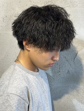 ニアウ 高崎店(Niau) ツイストスパイラルパーマメンズパーマメンズマッシュ群馬高崎