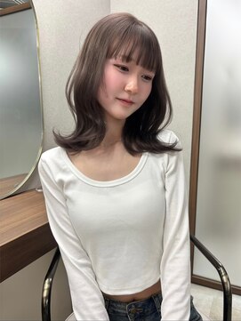 ボタン ハカタ(VOTAN hakata) 福岡美容室/レイヤーカット/ミディアム/グレージュカラー