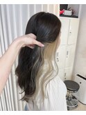 【おしゃれカラー☆】イヤリングカラーでブロンドベージュに！