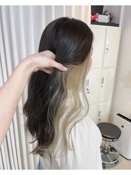 【おしゃれカラー☆】イヤリングカラーでブロンドベージュに！