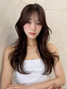 シスター(sister) 韓国ヘアトレンドレイヤーカット透明感グレージュブリーチ無し