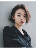 オーレント(AULENT) くびれショート・ボブ/丸顔/前髪あり/絶壁解消/20代/30代/長め