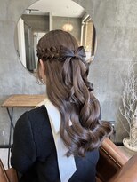 ノエル ヘアー アトリエ(Noele hair atelier)&nbsp;☆編み込みリボンハーフアップ☆