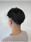 刈り上げセンターパート/ラルフサーフカール