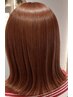 【広がり・パサつき改善】艶カラー＋髪質改善ケア＋カット￥15680→￥14300