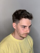 リバレッジ 広尾(Leverage)&nbsp;理容室バーバーメンズショート刈り上げツーブロックスタイル