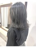 【Marl】ブルージュカラーの外ハネセミディ♪