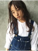 〈スタイリング簡単〉柔らかい質感のルーズパーマロング