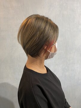 クウ(KU.) グレージュイヤリングカラー