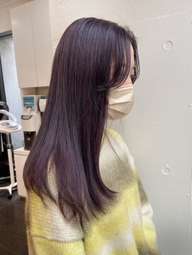 エムプラス 二子玉川(Mplus) ◯ラベンダーベージュ ダブルカラー Aujuaトリートメント