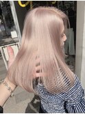 R47_ツヤツヤペールピンク ブリーチ3回~