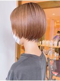 【morio 原宿】丸みマッシュショート　面長解消カット　宮本
