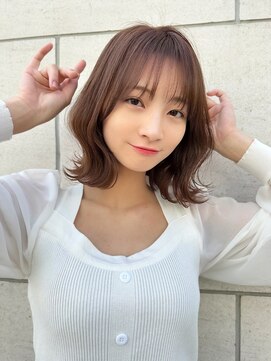 レイリー 原宿 表参道(Rayreee) 大人可愛い小顔くびれボブ/ショコラベージュ