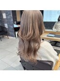 王道だけど可愛いミルクティーカラー