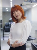 スラップス(SLAPS.)&nbsp;オレンジ　ウルフ　大野城　美容室