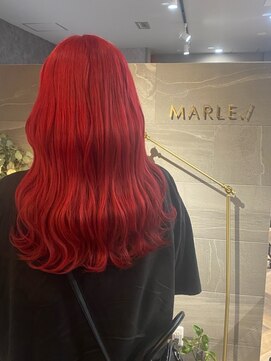 マーレ(MARLE./) ブリーチ1回 レッドカラー
