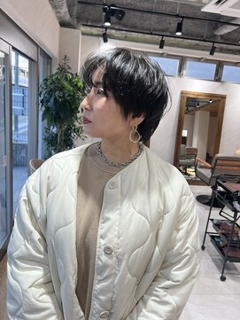 アドア 横浜(ADORE) 【ADORE横浜】マッシュショート×ネイビーブルー