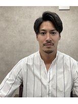 サン 心斎橋(SAN) アップバング/スーツ/短髪/モテる/清潔感/パーマ/ツーブロック