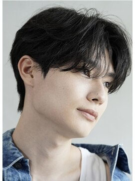 レタッチバイフィフス(RETOUCH by fifth) センターパートカルマヘアニュアンスパーマ韓国シャドウパーマ