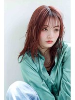 ヘアーゼロ 南新町(HAIR ZERO)&nbsp;コテ風緩まきレイヤー