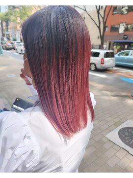 トリコ ヘアアンドケアスペース(trico hair&care space) グラデーションカラー/ピンクベージュ