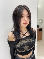 ガレリアエレガンテ 栄店(GALLARIA Elegante)&nbsp;ロングウルフ/黒髪ウルフ/ウルフカット/中性ウルフ