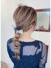 似合わせヘアセット（ダウン＆編おろし）￥3850