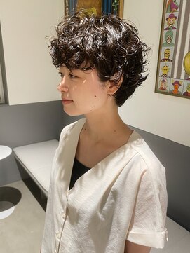 エイゾー 銀座(EIZO) マッシュショートパーマ/くるくるパーマ/ショートパーマ